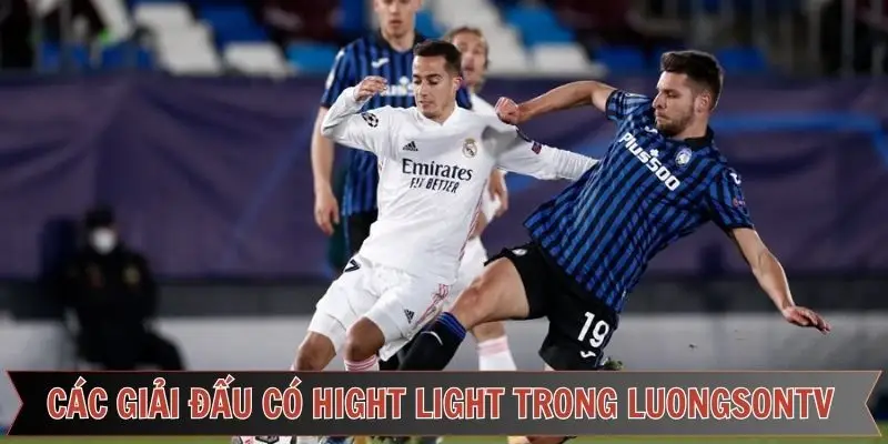 Các giải nổi bật mà kênh thông tin cung cấp highlight